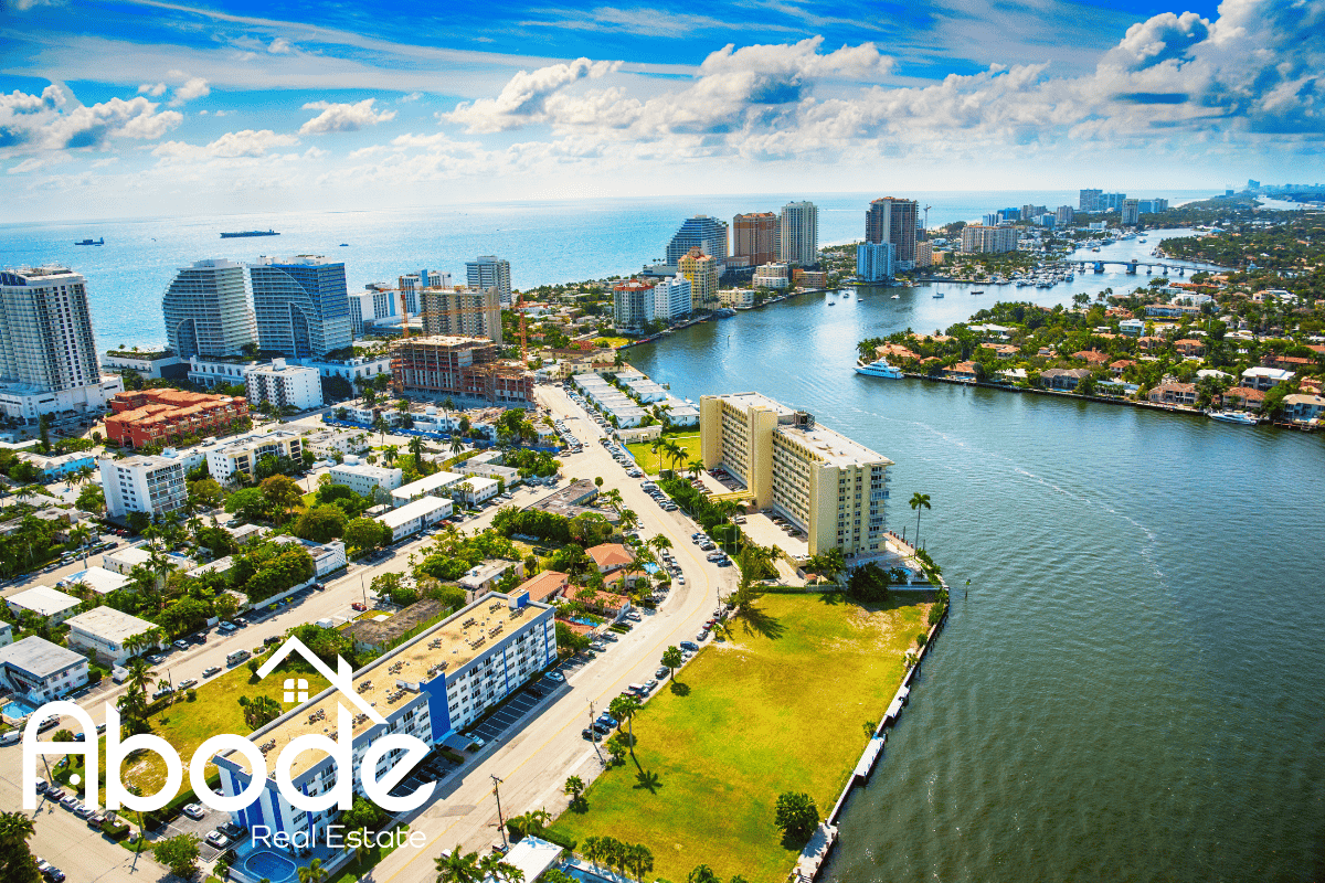 A colorful collage representing the diverse population of Fort Lauderdale, Florida.
