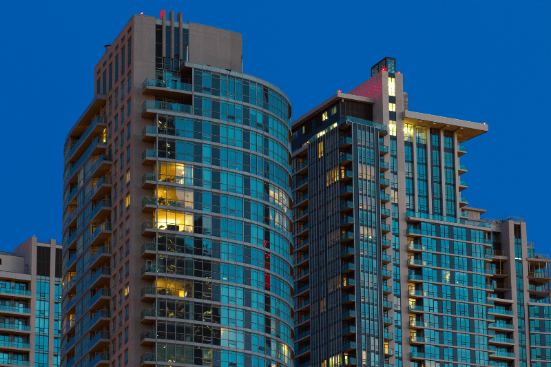 high rise condominiums