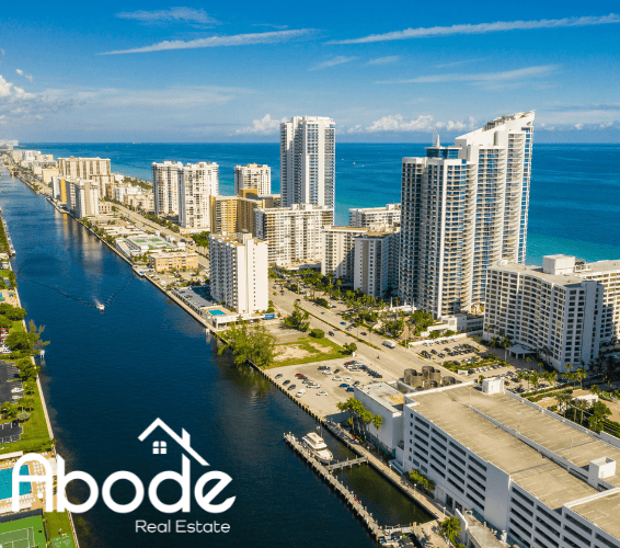 Aerial view of Amrit Ocean Resort & Residences on Singer Island, FL, featuring luxury accommodations and stunning beachfront.