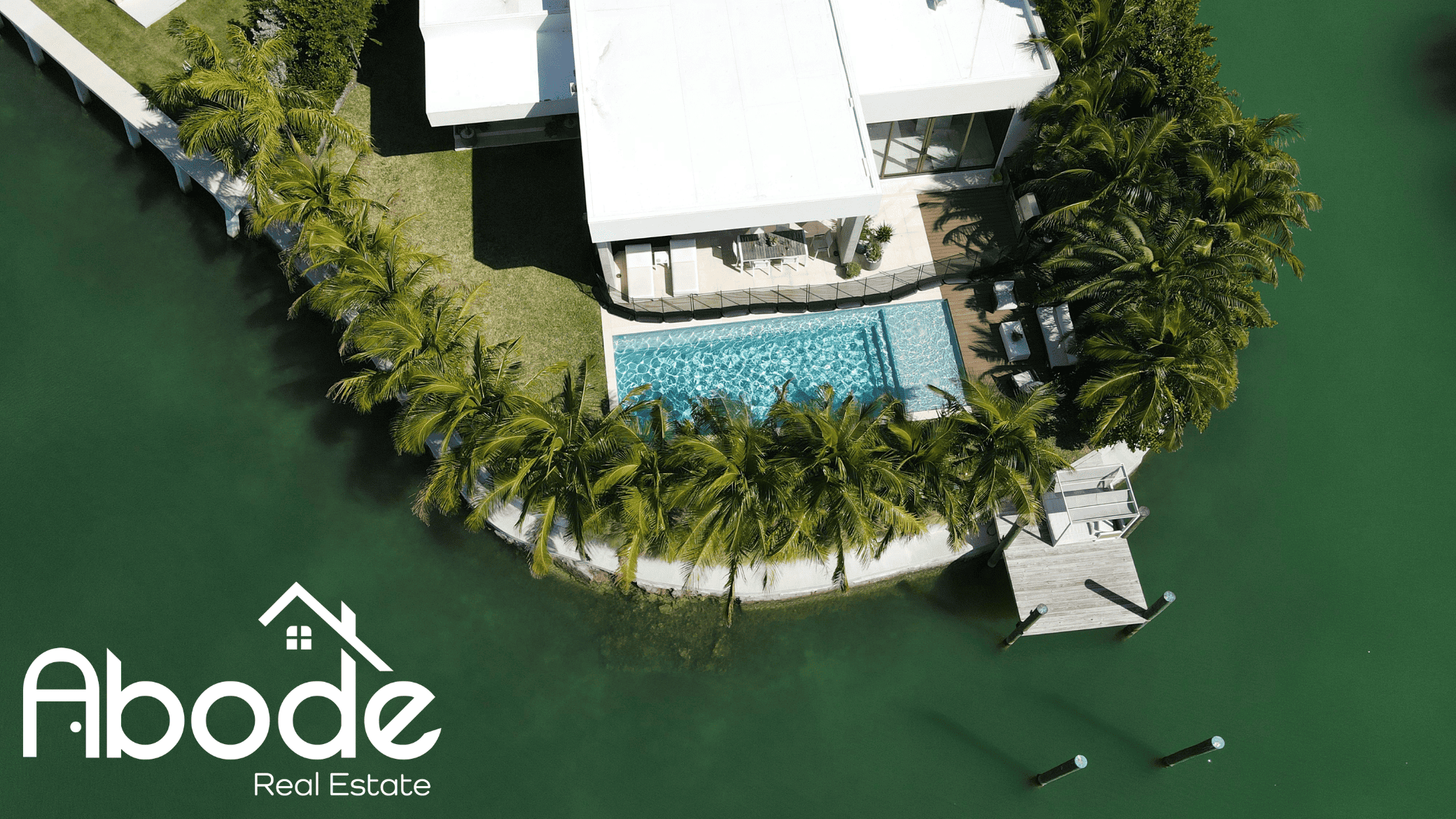 Aerial view of Miami beachfront, highlighting potential AirBnb properties.