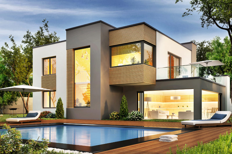 Categorization of Rio Vista properties including waterfront estates, historic homes, and modern architectural designs.