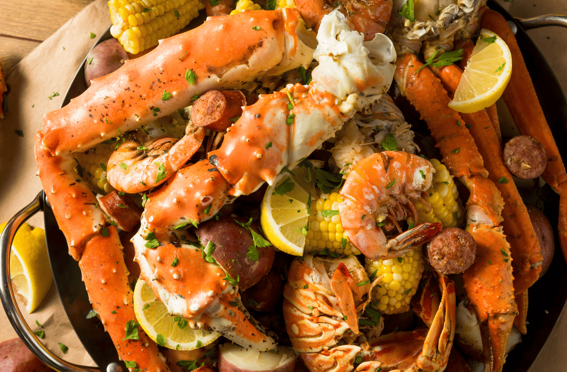 An assortment of delectable seafood dishes representative of Fort Lauderdale's culinary scene